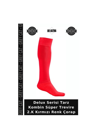 Grey Cat Delux Serisi Tarz Kombin Süper Trevire 2.k Kırmızı Renk Çorap