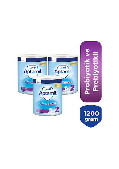 Aptamil 2 Devam Sütü Prosyneo 6-12 Ay 400 gr x 3 Adet