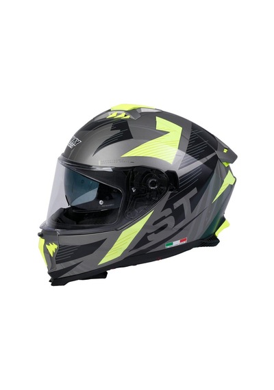 Sway Sw 865 Double Vizör St Kask Sarı - Titanyum