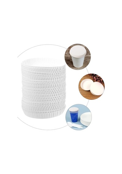 1000 Adet Karton Bardak Kapak Tıkacı Kağıt Bardak Kapağı