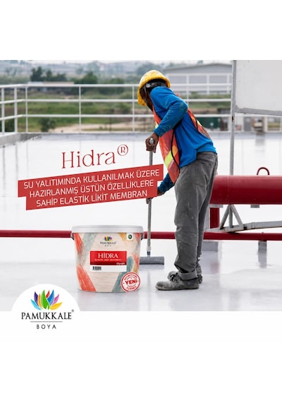 Pamukkale Hidra Elyaflı Likit Su Yalıtım Boyası 20 Kg Ral 7035 Açık Gri Diğer