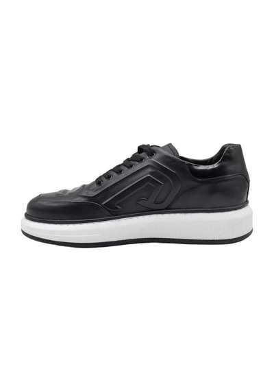 Marcomen 152-21341 İthaltaban Deri Erkek Sneakers Ayakkabı Siyah
