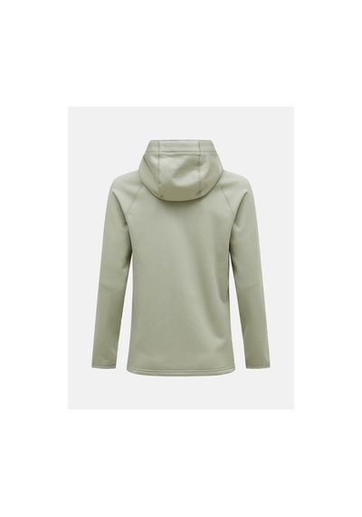 Peak Performance M Chill Light Zip Hood Fleece Lımıt Green G77250130-30179-3889 Yeşil