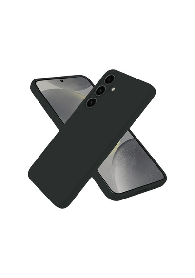 Samsung Galaxy Uyumlu - S25 Kılıf Nano İçi Kadife Silikon - Siyah