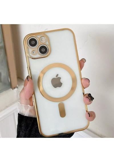 Ally Apple Uyumlu iPhone 14 Plus 6.7Inç Renkli Kenar Lazer Çerçeveli Magsafe 565439544