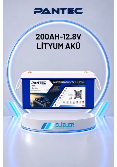 Pantec 200ah 12.8v Lifepo4 Lityum Akü