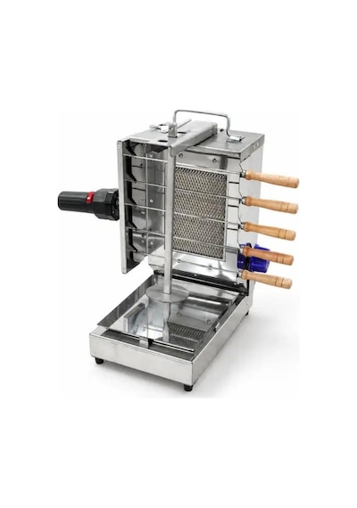 Mini Döner Ve Şiş Ocağı - Pilli Versiyon - Orcamp Sb-645 Açık Kahverengi