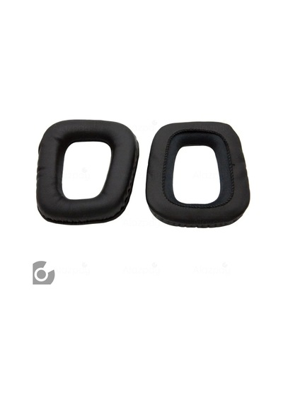 Logitech G930 G430 F450 G432 G332 G231 G230 Uyumlu Kulaklık Sünger Yastığı Pedi Deri Siyah