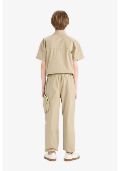 DeFacto Erkek Çocuk Kargo Cepli Jogger Paça Paraşüt Pantolon E1556A825SMKH271