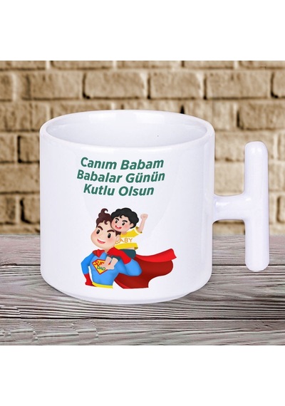 Baba Kahvesini Buradan İçmeli En Anlamlı Babalar Günü Hediyesi T Kupa Bardak