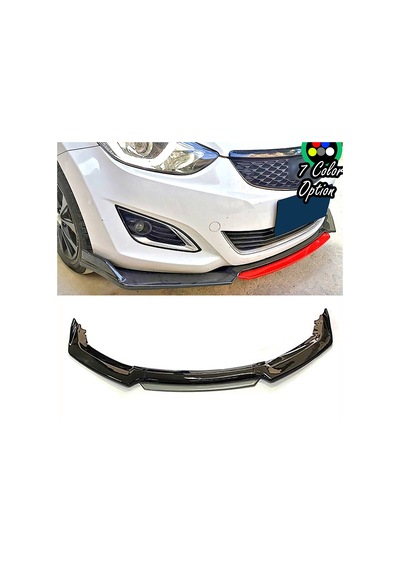 Hyundai Elantra Gri Renkli Ön Lip 4 Prç P.siyah Abs