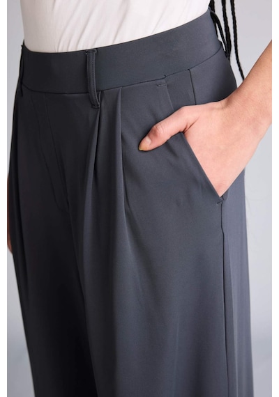 Defacto Wıde Leg Bilek Boy Sporcu Pantolon F8232ax26spar214 Antrasit-ar214