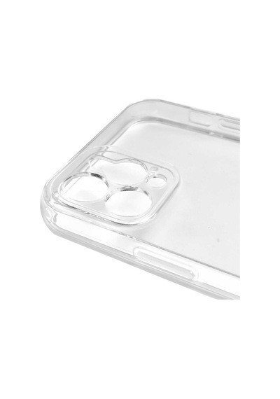 Apple Uyumlu  iPhone 12 Pro Kılıf Zore Kamera Korumalı Süper Silikon Renksiz (507650399) Renksiz