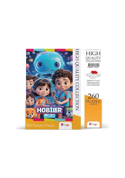 Btoys 260 Parça Puzzle Hobiler 9081