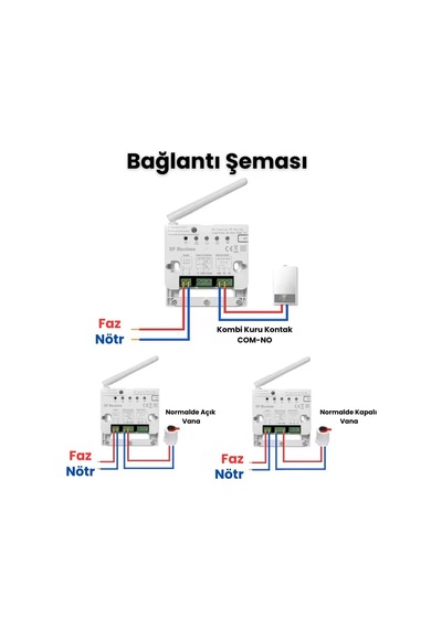 Wifi Akıllı Oda Termostatı, Tuya Ve Smart Life Uyumlu, Kablosuz T9w
