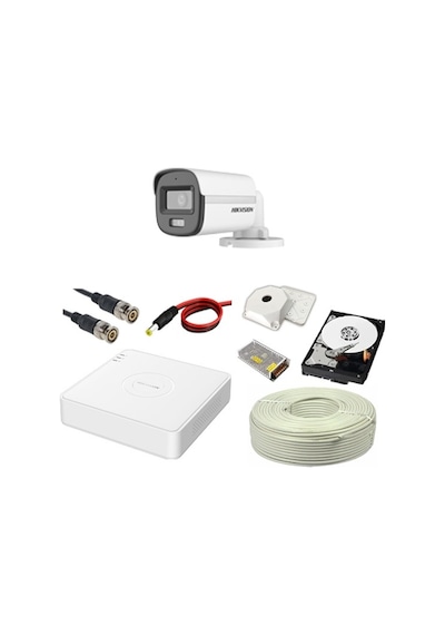 Hıkvısıon Colorvu 1li 2mp Set Gece Renkli Sesli Görüntü 1tb Hdd 33336851