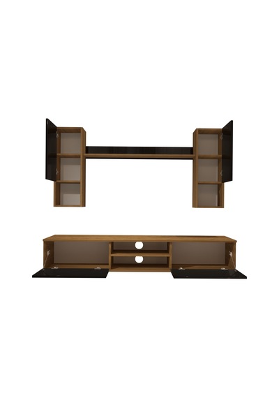 Decoraktiv Eko 5da Mdf Dvd Tv Ünitesi Tv Sehpası Pera - Siyah
