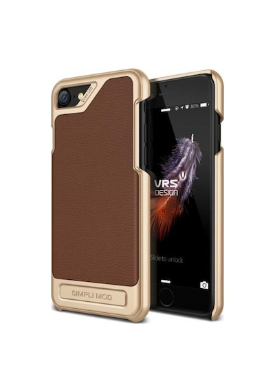 Vrs Design Apple Uyumlu iPhone 8 / 7 İle Simpli Mod Kılıf Brown Kahverengi