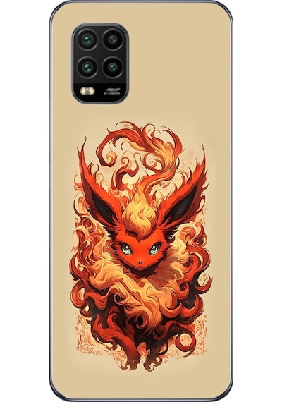 Xiaomi Mi 10 Lite Uyumlu Şeffaf Kılıf Pokemon 6 Tasarımlı