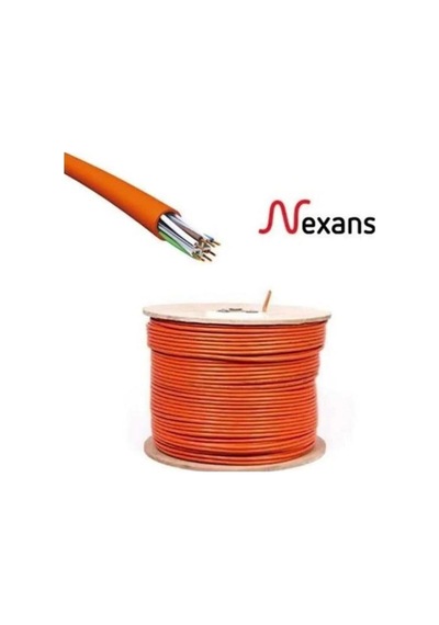 Cat6 Utp 23awg Turuncu 500m Saf Bakır Lszh Kablo Lszh Hf-130307