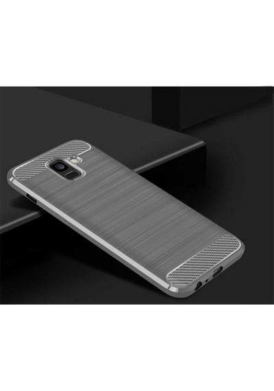 Samsung Uyumlu Galaxy A6 2018 Kılıf Zore Room Silikon Kapak Siyah