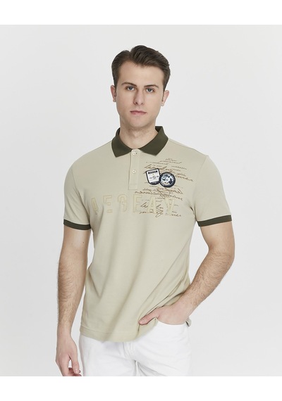 AR-MA Arma Erkek Regular Fit Likralı Pike Polo Yaka Tişört Y27374308601 001