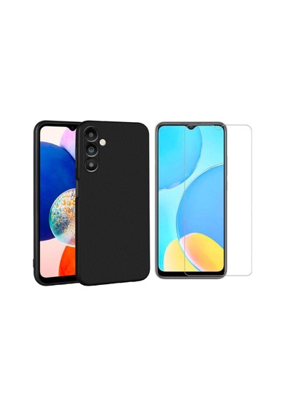 Samsung Galaxy A04s İle Uyumlu Kılıf Soft Yumuşak Telefon Kılıfı Ve Temperli Cam Ekran Koruyucu