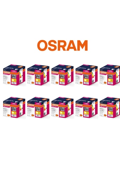 Osram 5w 3000k 10'lu Paket Günışığı Gu10