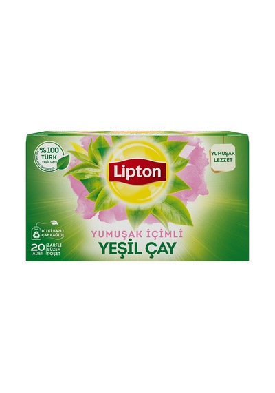 Lipton Yeşil Çay Yumuşak İçimli 20'li 20 G - 8 Adet Tarı