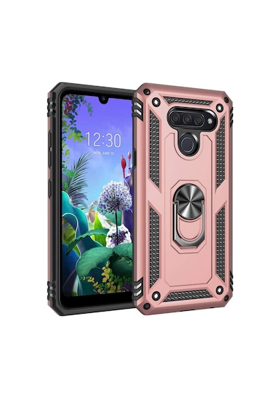 LG Uyumlu Q60 Kilif Zirhli Standli Miknatisli Tank Kapak 392976097