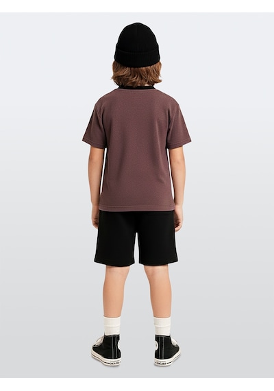 Denokids Smile Erkek Çocuk T-shirt Şort Takım Çok Renkli Denokids Smile Erkek Çocuk T-shirt Şort Takım Çok Renkli