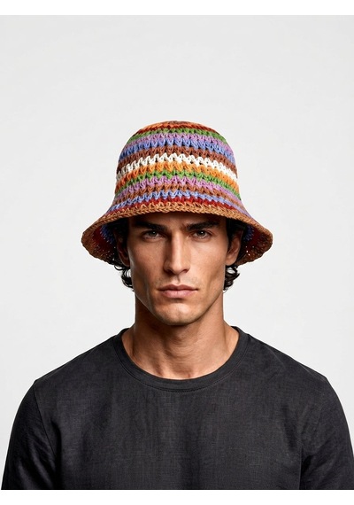 Brandsmiths Carnival Weave Hat Sarı