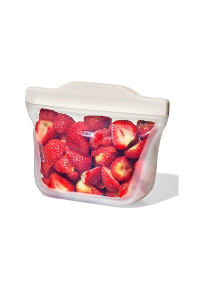 Oat Snack Stand Up Silikon Yeniden Kullanılabilir Çanta 12 Oz, 1 Ea 4296