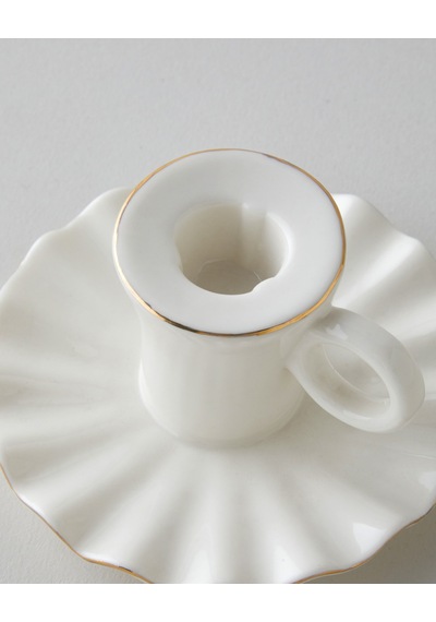 English Home Dessa Mumluk 6,5 Cm Beyaz