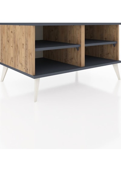 Kronos Şifonyer 2 Raflı 88x59x48 Çam-antrasit Antrasit Kronos Şifonyer 2 Raflı 88x59x48 Çam-antrasit Antrasit