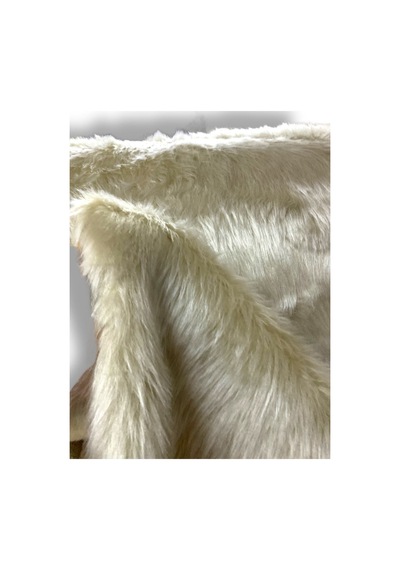 Zp Ymf Uzun Tüylü, Bej Krem Brisa Peluş Kumaş 50x150cm Ev Tekstili Peluş Kumaş Bej Bej