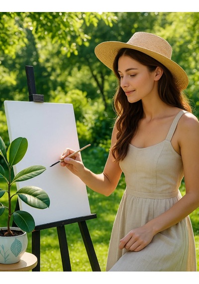 Koala Şövale, Ressam Sehpası, A Tipi Stüdyo, Siyah