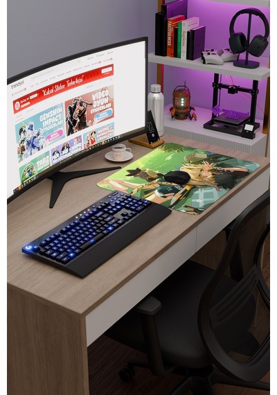 Xilonen Genshin Impact Anime Gacha V4 - 48x40 Xl Gaming Mouse Pad Fare Altlığı