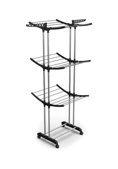 Triplex Tasarımlı Katlanabilir Kurutmalık, Yer Tasarrufu Sağlayan Model 40 x 19