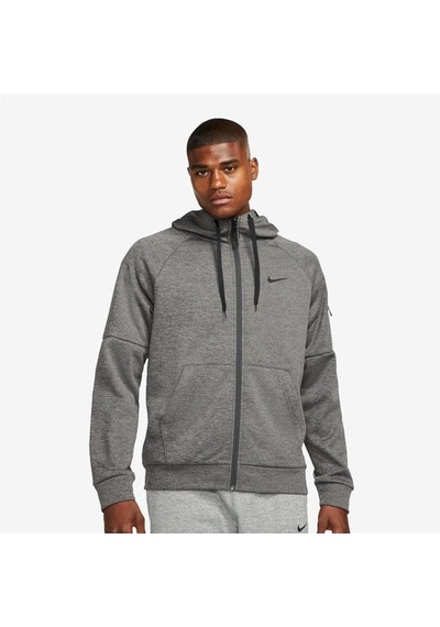 Nike M Therma-fıt Hoodie Full Zip Erkek Sweatshirt Gri