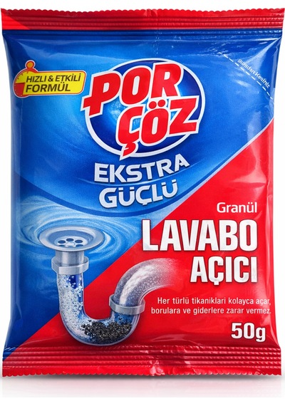 Lavabo Açıcı 50 Gr X2 Adet