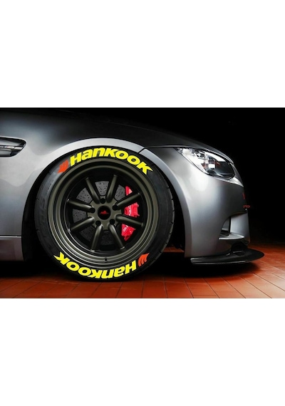 Lastik Yazısı 8Xli Hankook Stıker 1.Sınıf Kalite Solmaz