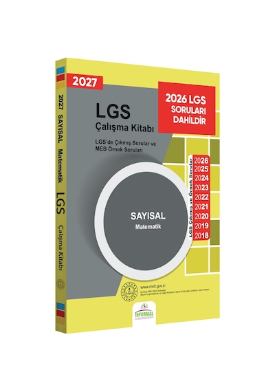 2027 LGS 8.Sınıf Çıkmış ve MEB Örnek Sorular Çalışma Kitabı 4lü SET A4 RENKLİ Baskı