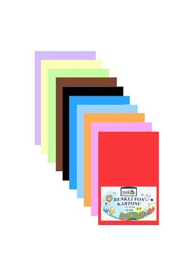Artlantis A4 Fon Kartonu 10lu 21 x 29,7 CM