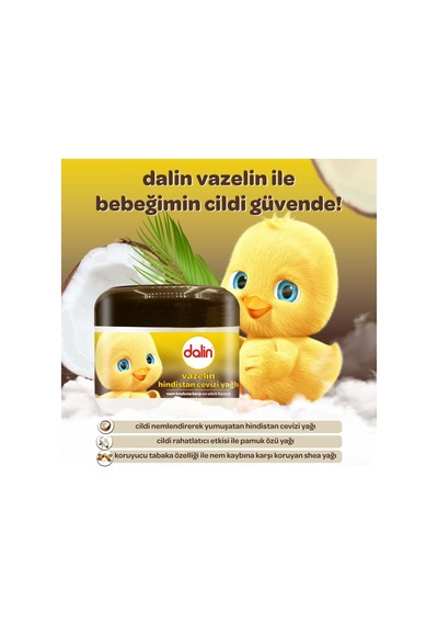 Dalin Vazelin 100ML Hindistan Cevizi Yağlı 12 Li Set