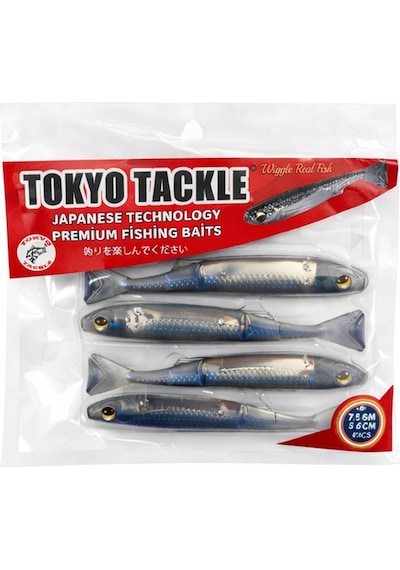 Tokyotackle Wiggle Real Fish Silikon Balık Yem 7.5cm 5'li Paket P13s7464
