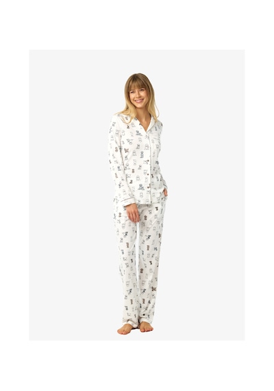 Blackspade Kadın Pijama Takımı 52264 - Desenli
