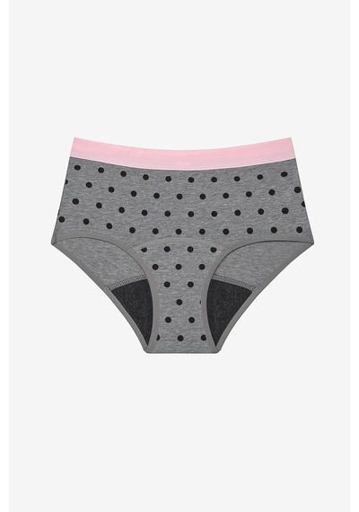 Penti My First Period Dotty Gri Çok Renkli Hipster Külot