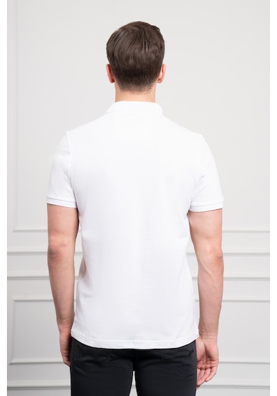 Erkek Beyaz Basic Polo Yaka Dynamic Fit T-shirt 25yc018003600 Beyaz Beyaz