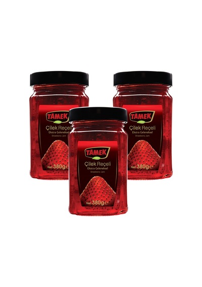 Tamek Çilek Reçeli 3 x 380 G